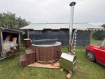 Stiklašķiedras kubls Ø200 cm ar ārējo krāsni