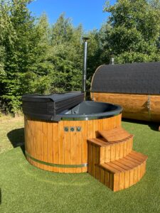 Stiklašķiedras kubls Ø200 cm ar ārējo krāsni