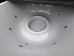 LED apgaismojums stiklašķiedras kublā