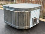 Kvadrātveida akrila kubls ar integrēto krāsni 200×200 cm
