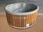 Premium stiklašķiedras kubls ar integrēto krāsni un termokoka apdari Ø200 cm