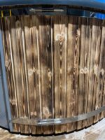 Integrētā nerūsējošā tērauda krāsns AISI 304 stiklašķiedras kublā
