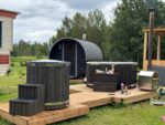 Stiklašķiedras aukstais kubls pirts un saunas zonai