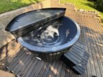 Elektriskā 9 kW ūdens apsilde stiklašķiedras kublam Ø200 cm